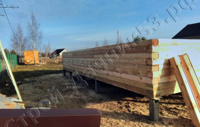 4 Брусовой дом проекту К-34 6×9, 94.5 м², Тульская область, Ясногорский район, к.п (6)